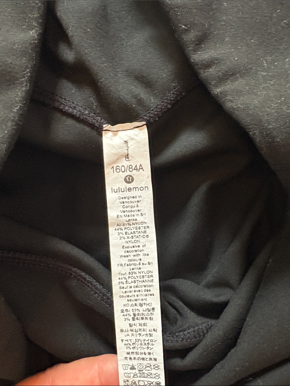lululemon athletica Black High-Rise Bike Shorts with Side Pockets - Picture 3 of 4